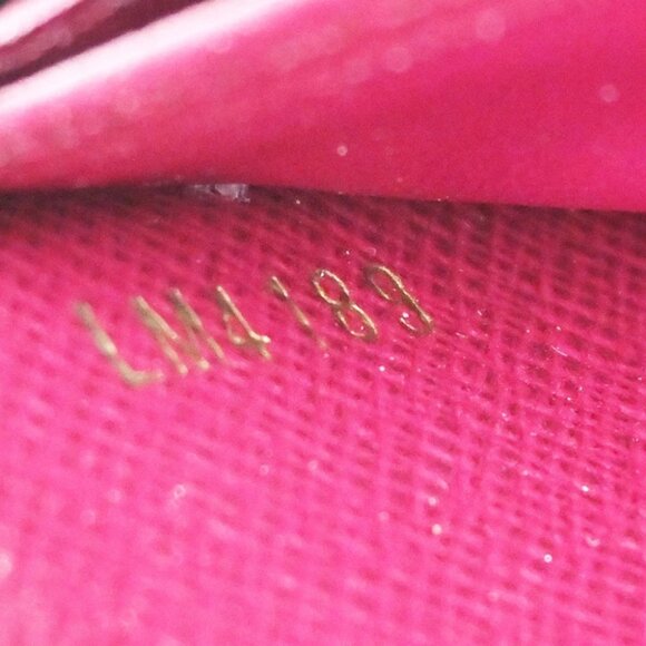 LOUIS VUITTON Zippy Long Wallet Monogram Leather Brown Fuchsia M41895 84KB294 - Picture 6 of 13